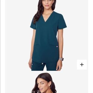 FIGS NEW three pocket scrub top.